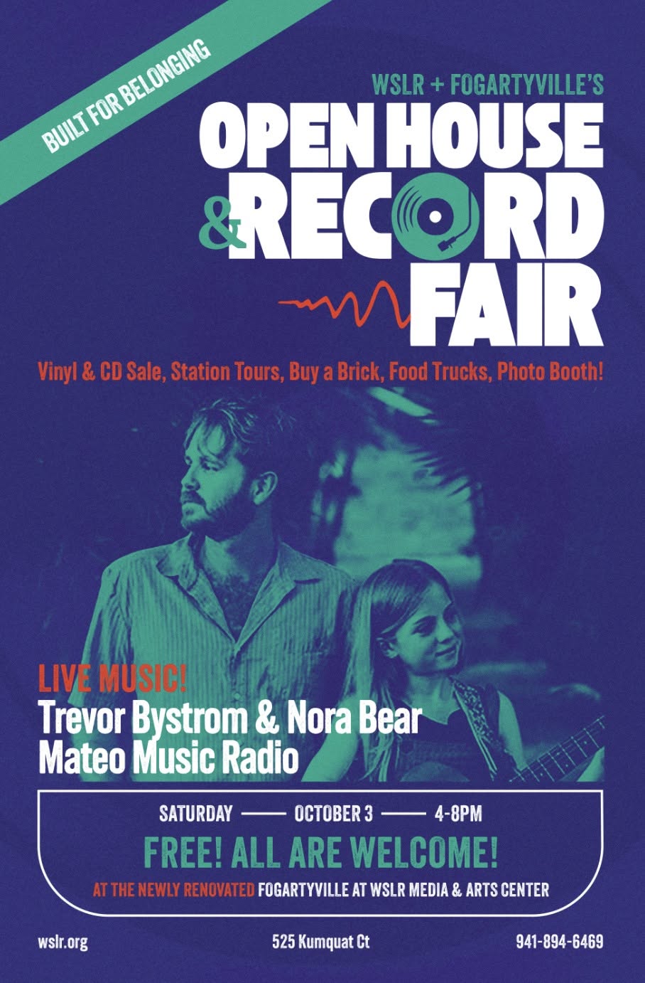 WSLR+Fogartyville’s Open House & Record Fair
